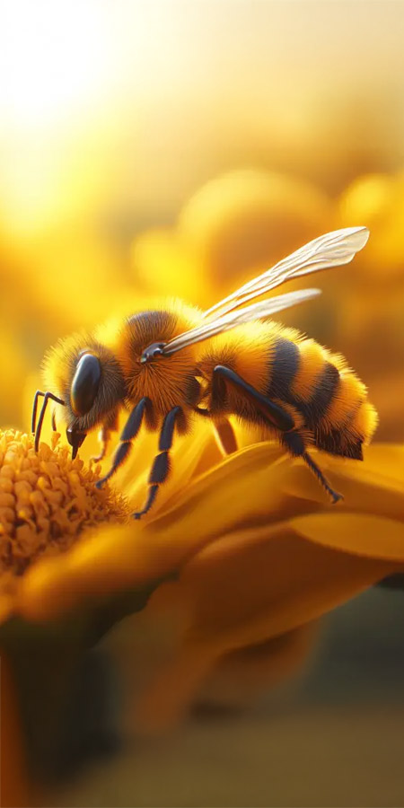 Fonds d'écrans mobile abeille, wallpaper abeille, images abeille Fonds d'écran mobile Abeilles – Appréciez la Beauté de la Nature sur votre Smartphone  Apportez une touche de nature et de délicatesse à votre smartphone avec notre collection unique de fonds d'écran mobile Abeilles. Ces wallpapers captivants mettent en valeur la majesté et l'importance des abeilles à travers des images et