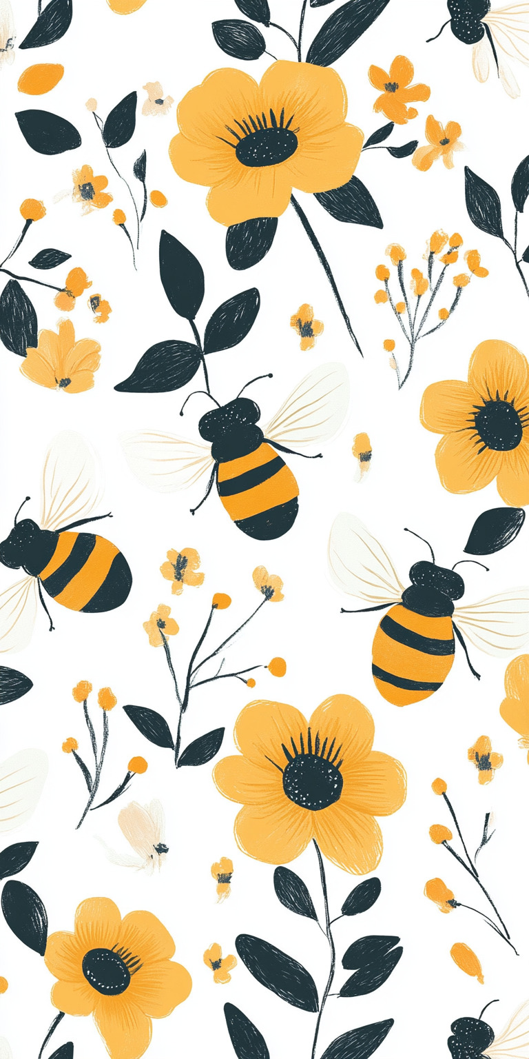 Fond d'écran abeille pour mobile 23