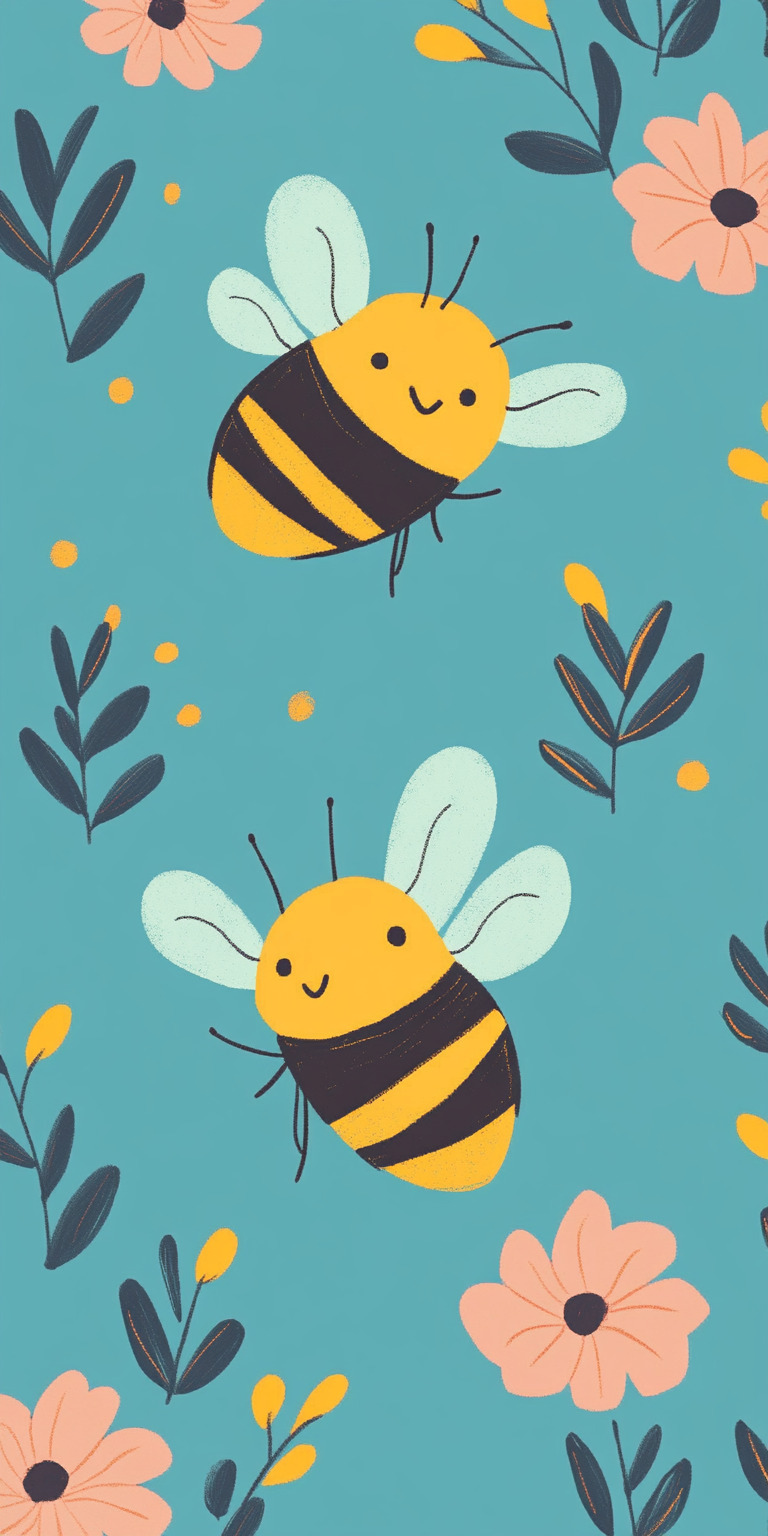 Fond d'écran abeille pour mobile 25