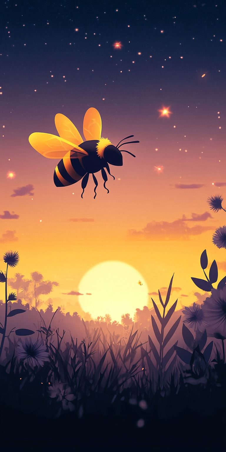 fond d ecran abeille pour mobile 27
