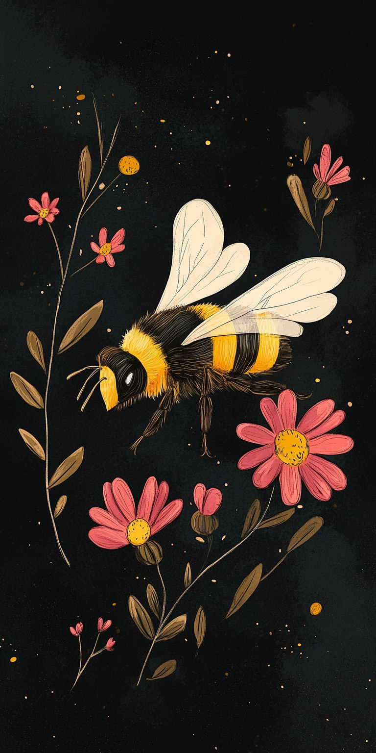 Fond d'écran abeille pour mobile 28