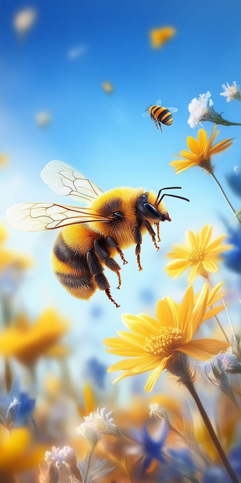 Fond d'écran abeille pour mobile 29