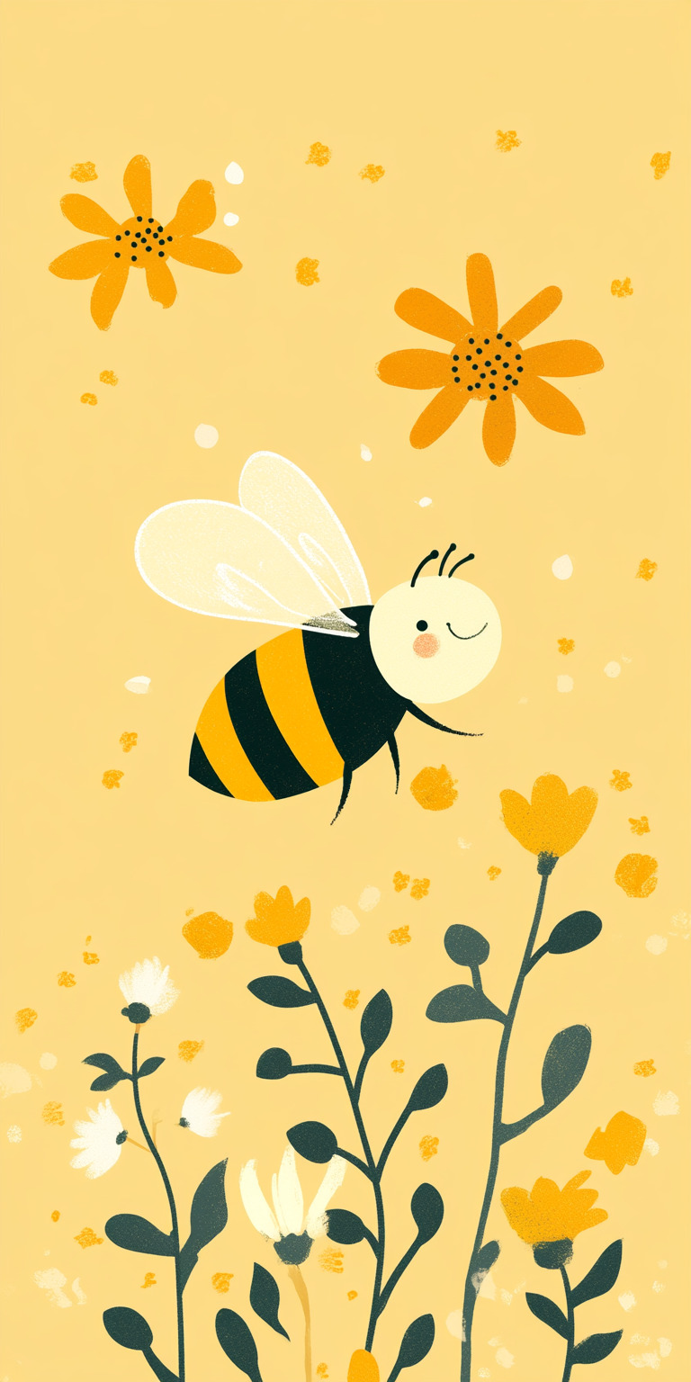 Fond d'écran abeille pour mobile 30