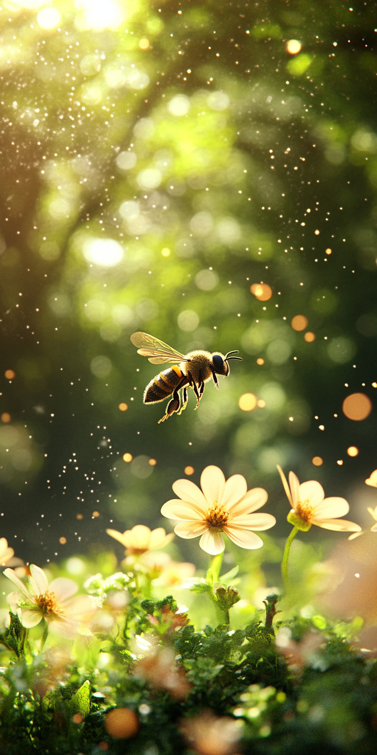 Fond d'écran abeille pour mobile 34