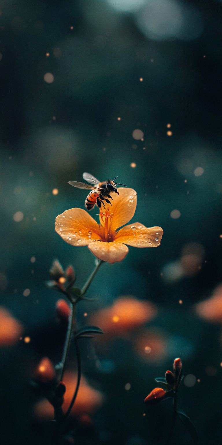 Fond d'écran abeille pour mobile 40