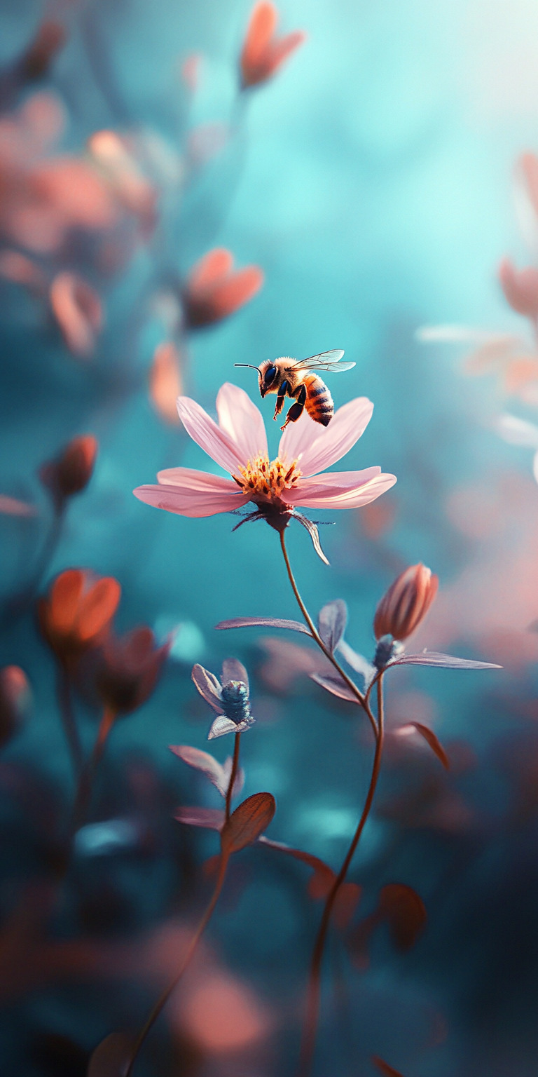 fond d ecran abeille pour mobile 48