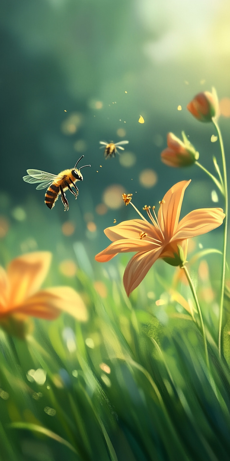 Fond d'écran abeille pour mobile 51