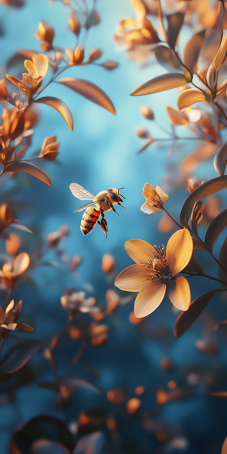 Fond d'écran abeille pour mobile 73