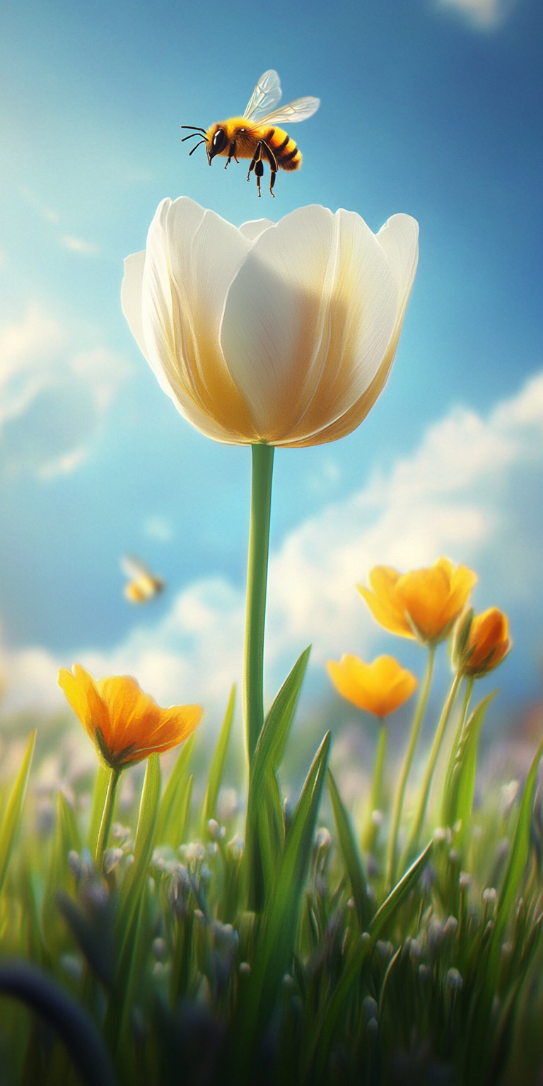 Fond d'écran abeille pour mobile 75