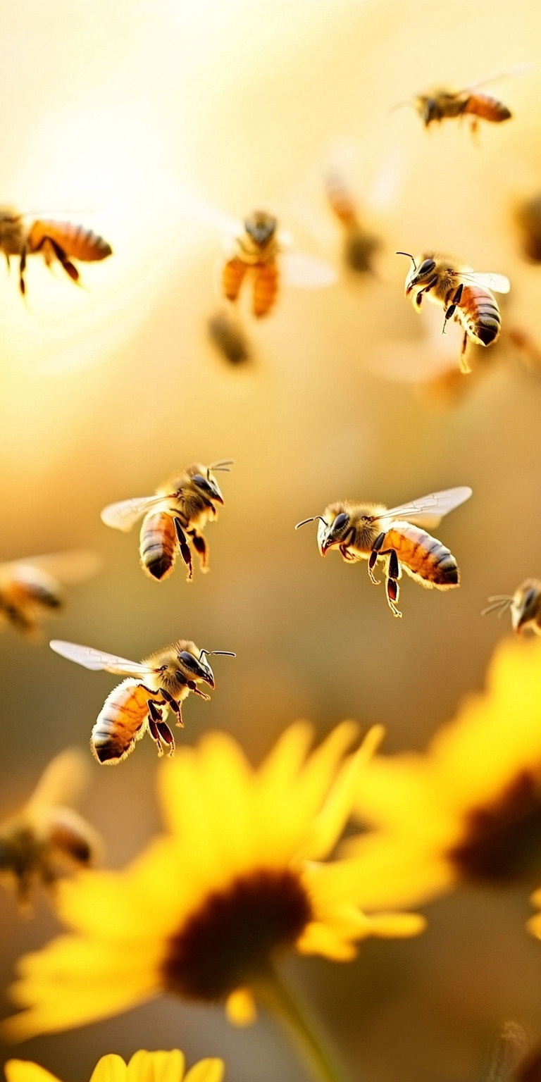 Fond d'écran abeille pour mobile 9