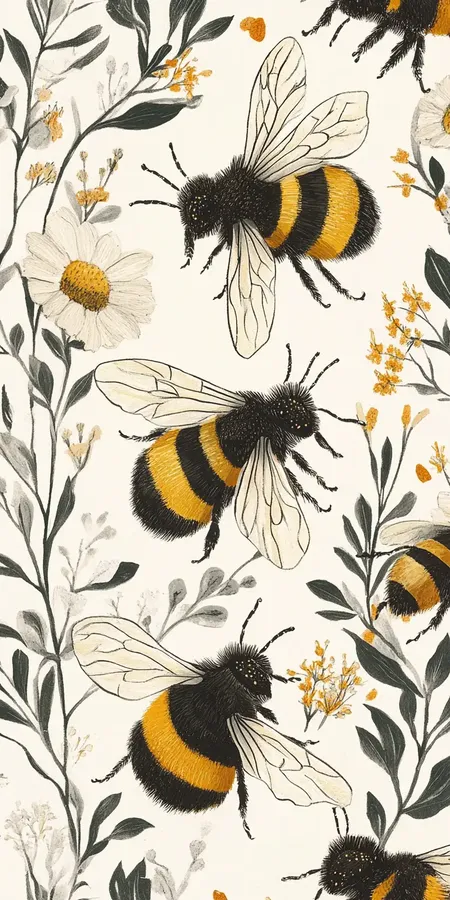 fond d ecran abeille pour mobile 13