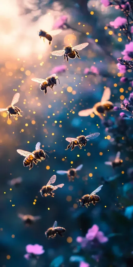 fond d ecran abeille pour mobile 2