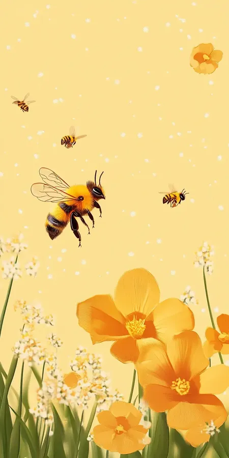 fond d ecran abeille pour mobile 49