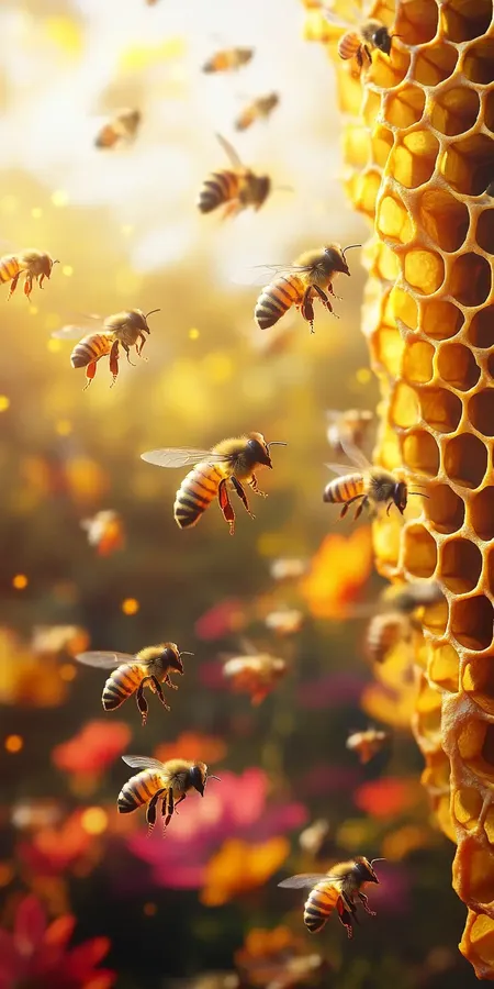 fond d ecran abeille pour mobile 6