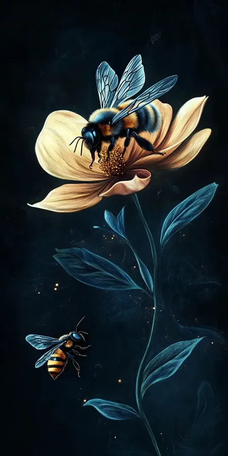 fond d ecran abeille pour mobile 64