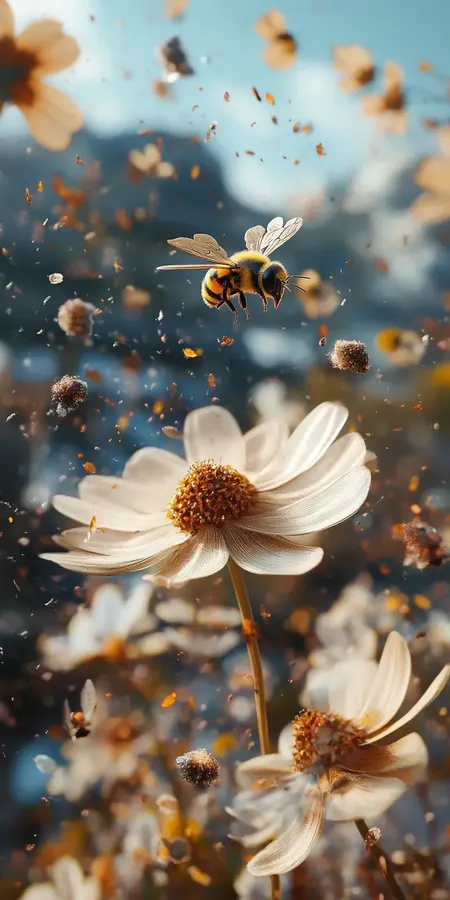 fond d ecran abeille pour mobile 76