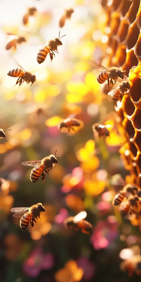 fond d ecran abeille pour mobile 8