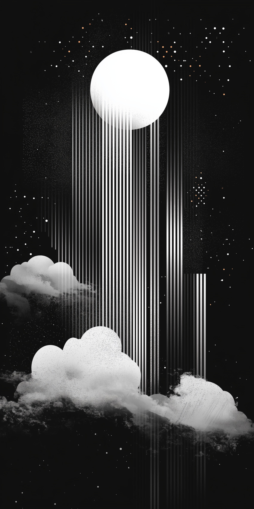 Fond d'écran mobile abstrait lignes et formes 108