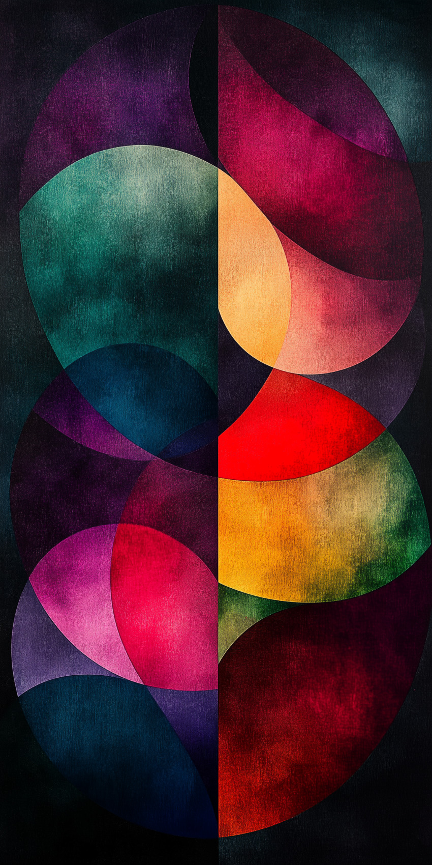 Fond d'écran mobile abstrait lignes et formes 37