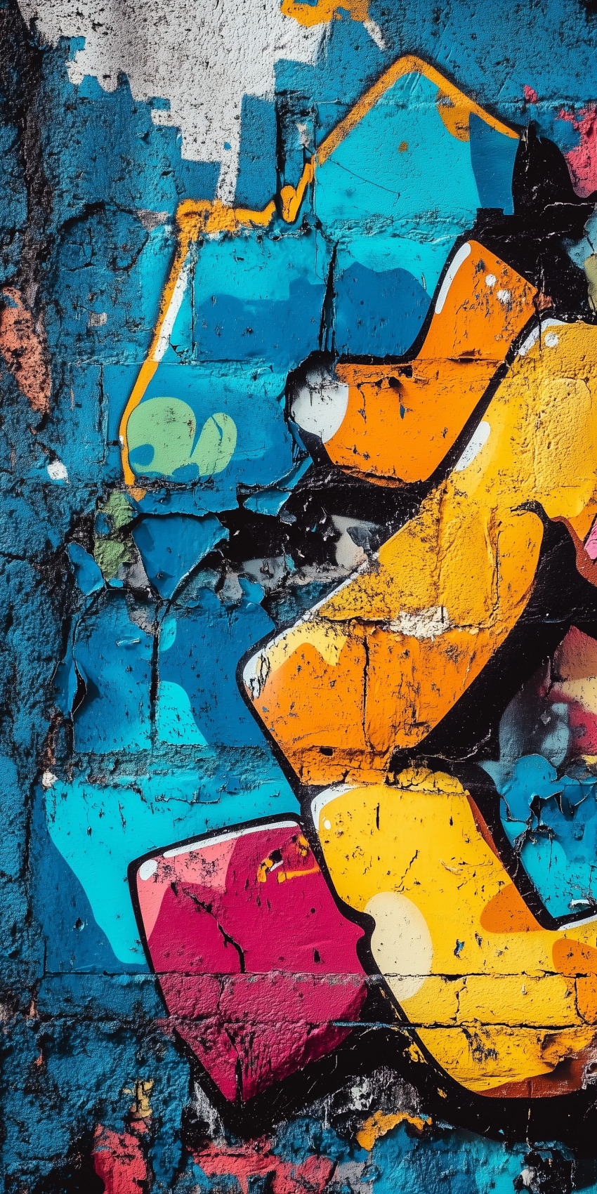 Fond d'écran mobile abstrait lignes et formes 81