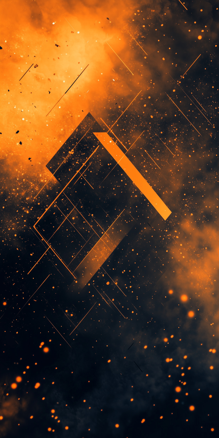 Fond d'écran mobile abstrait formes et lignes 106