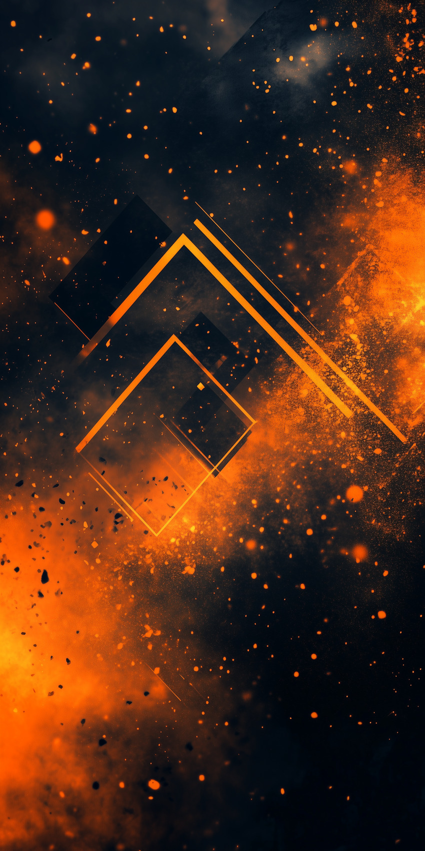 Fond d'écran mobile abstrait formes et lignes 108