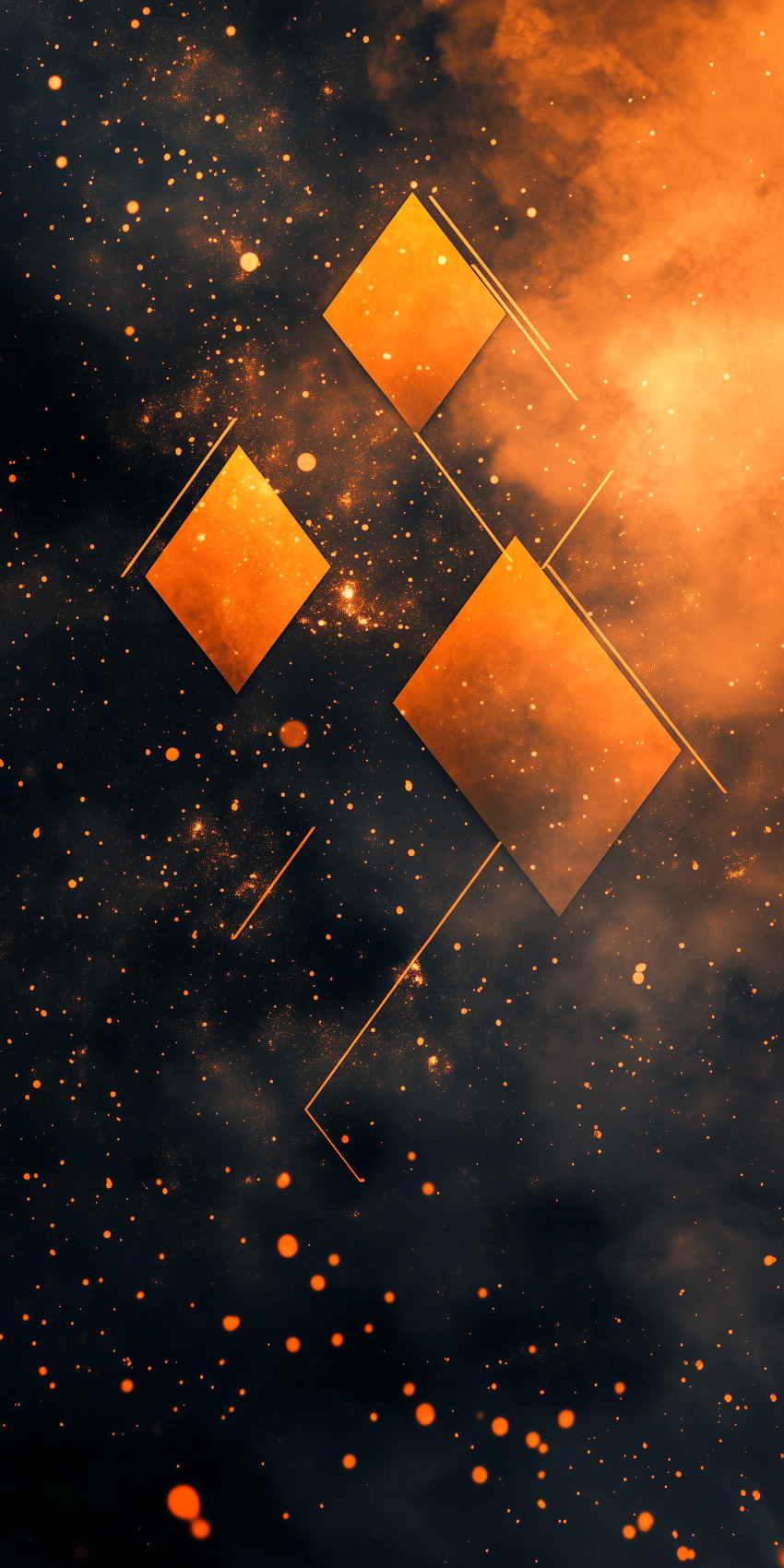 Fond d'écran mobile abstrait formes et lignes 109