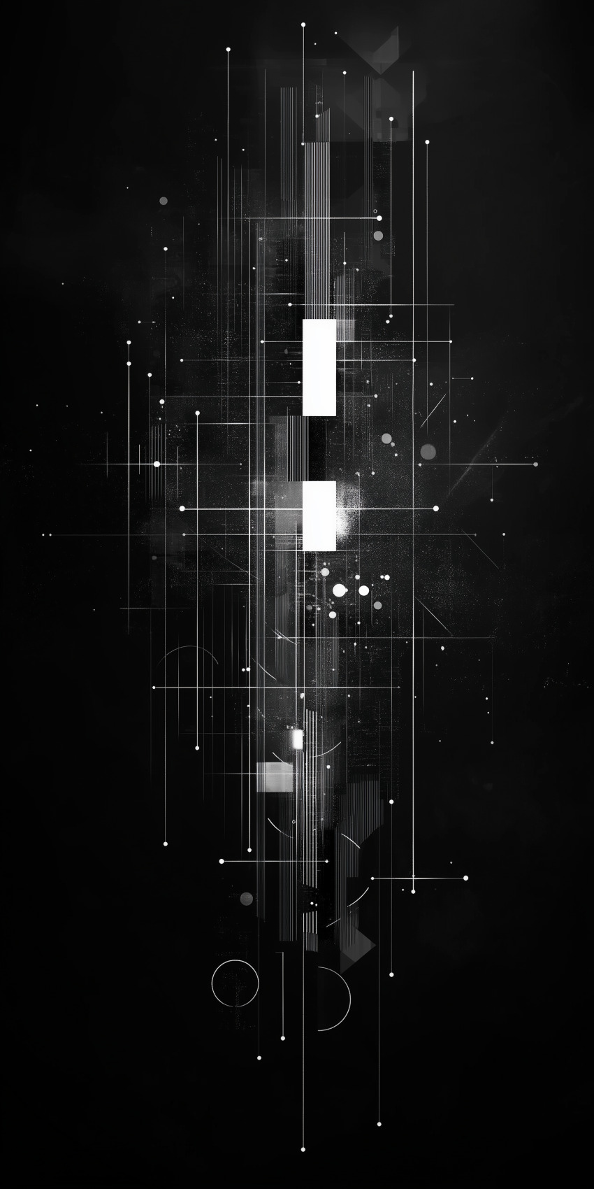 Fond d'écran mobile abstrait formes et lignes 67