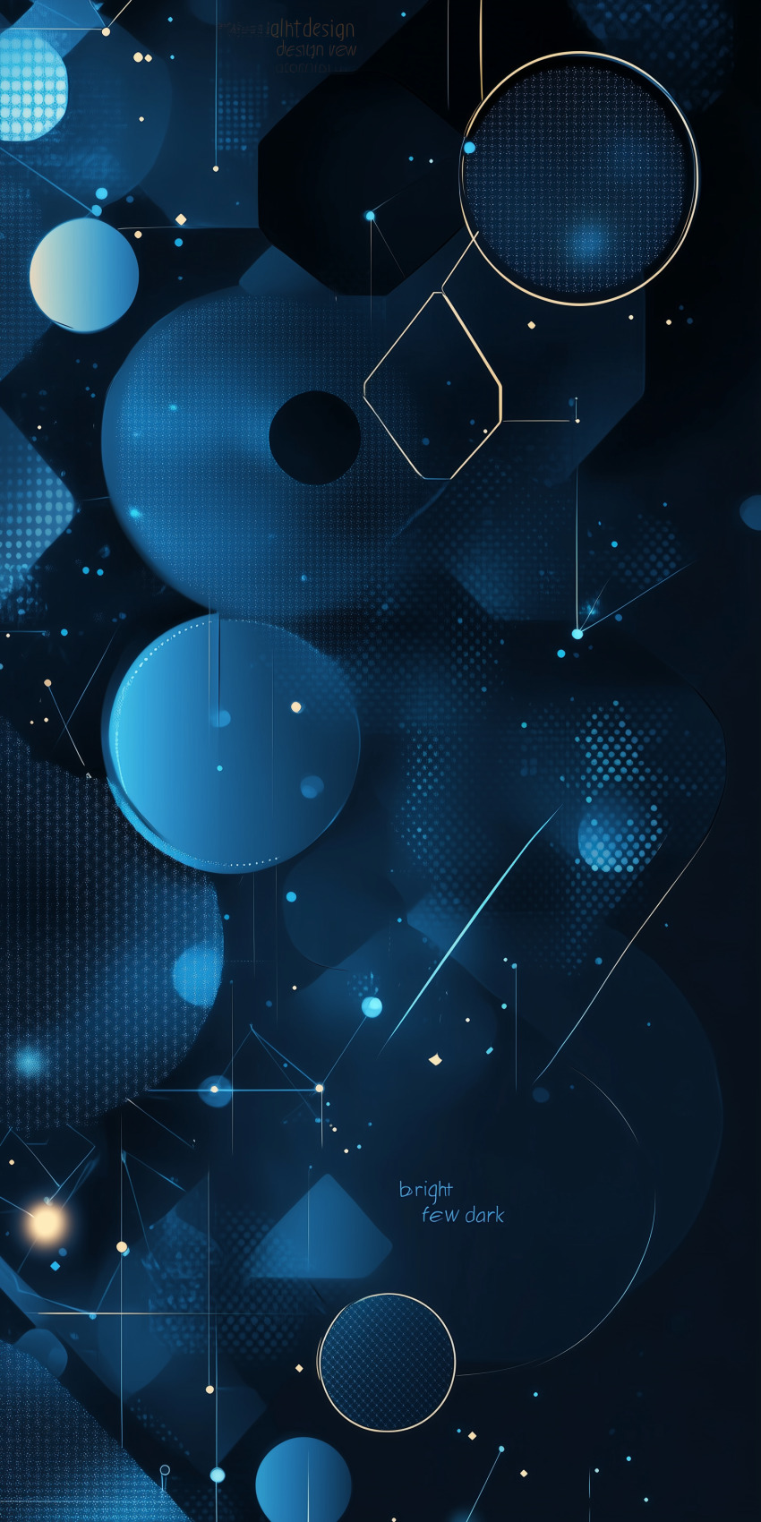 Fond d'écran mobile abstrait formes et lignes 92