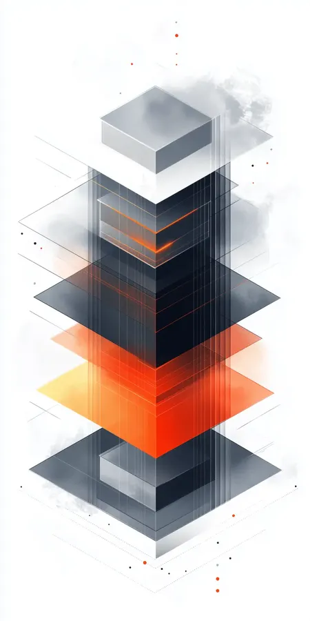 fond d ecran mobile abstrait formes et lignes 2