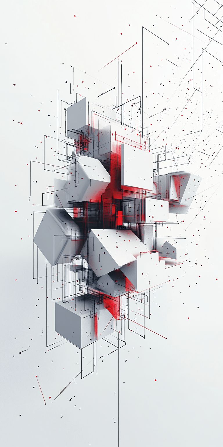 Fond d'écran abstrait 3d pour mobile 10