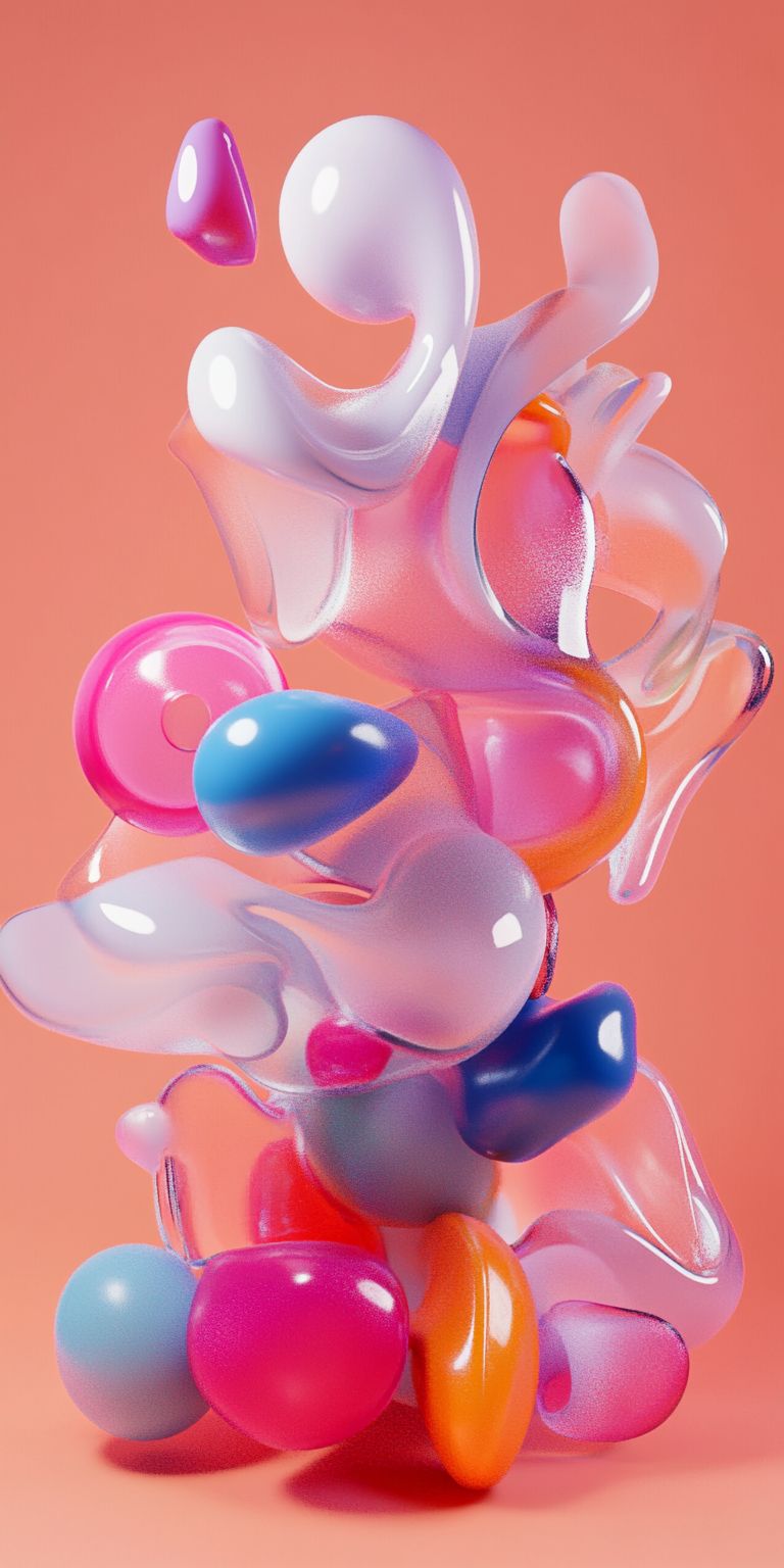 Fond d'écran abstrait 3d pour mobile 39