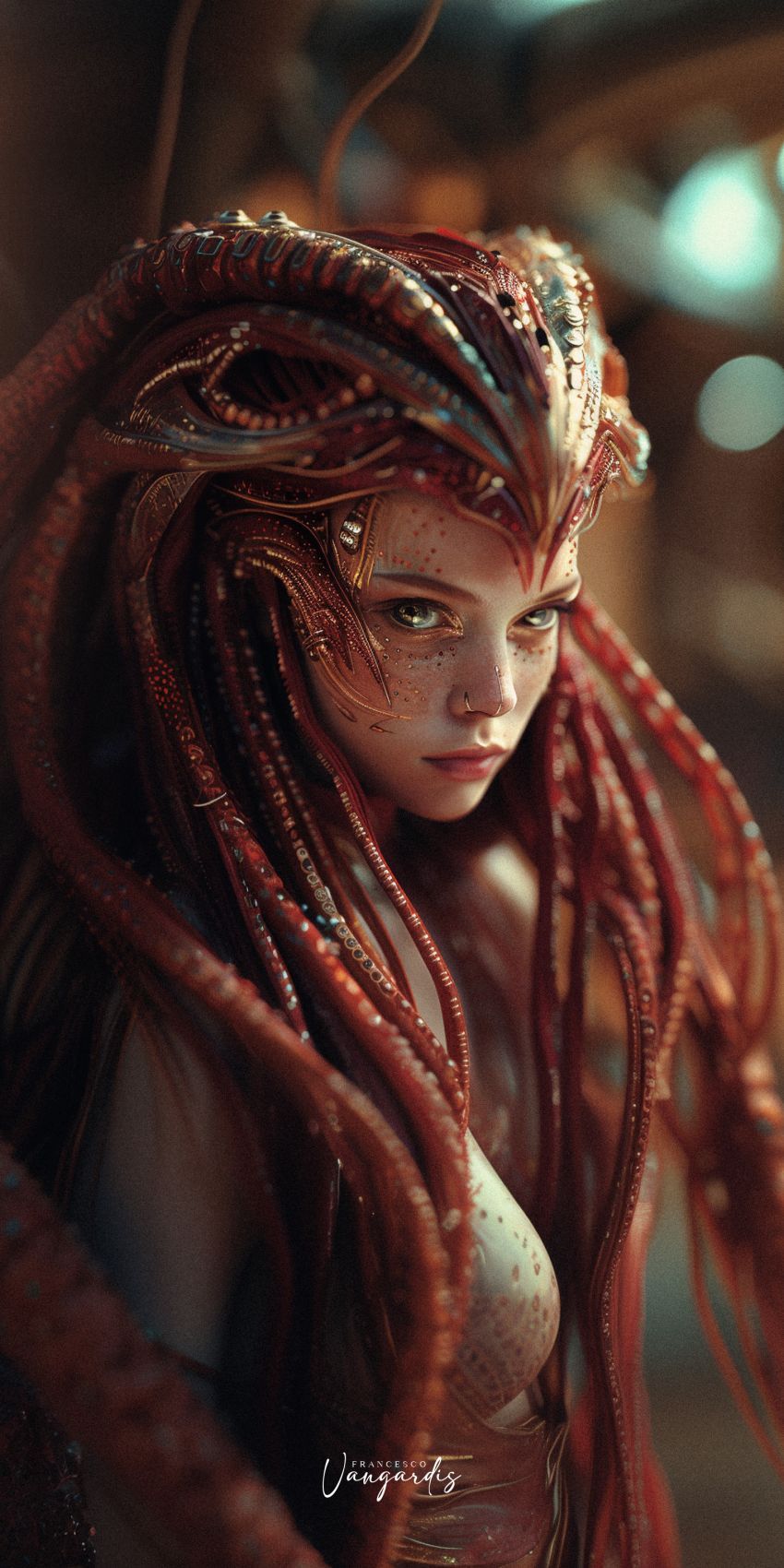 Fond d'écran alien femme pour mobile 4