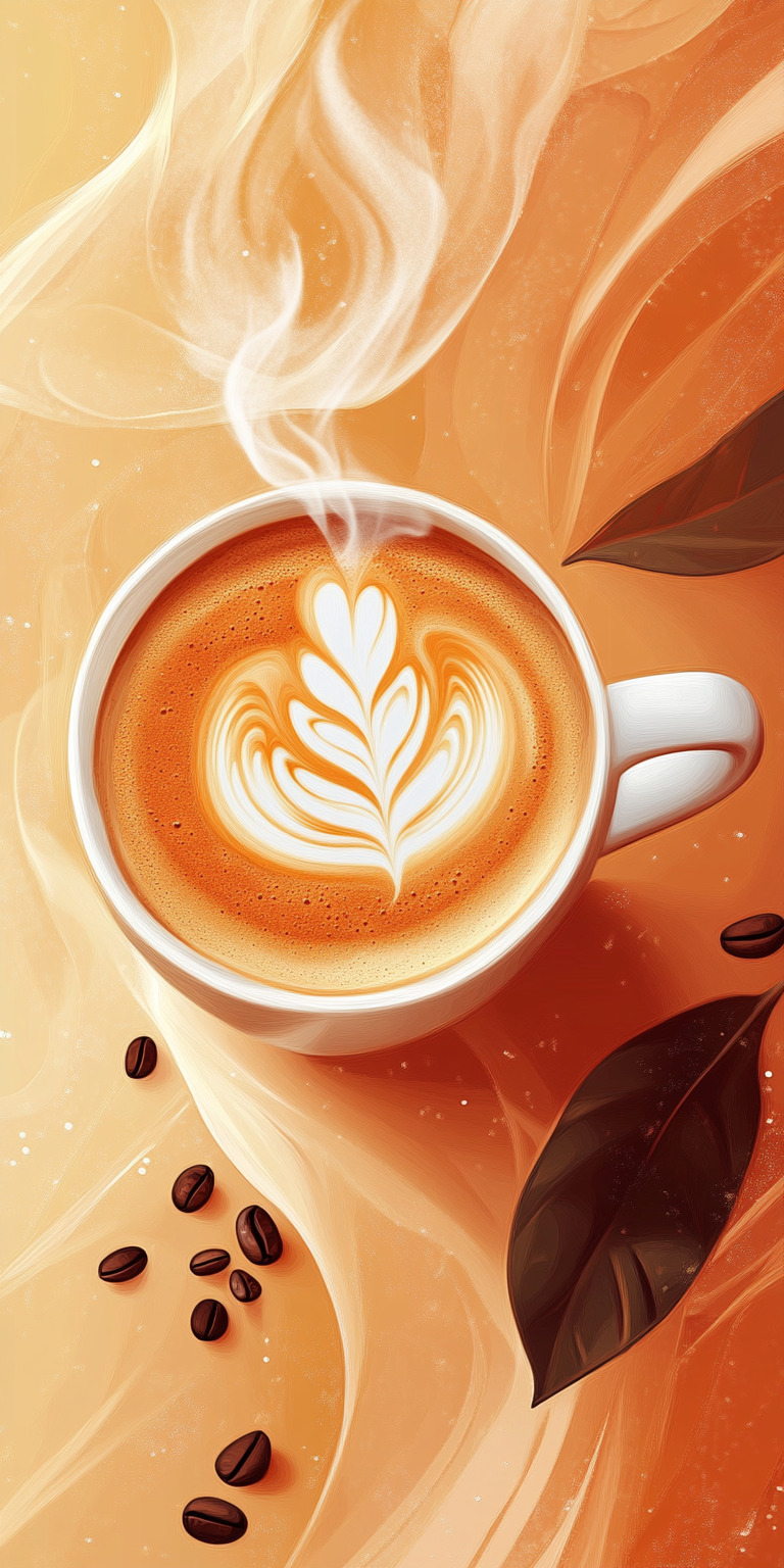 Fond d'écran capuccino pour mobile 20