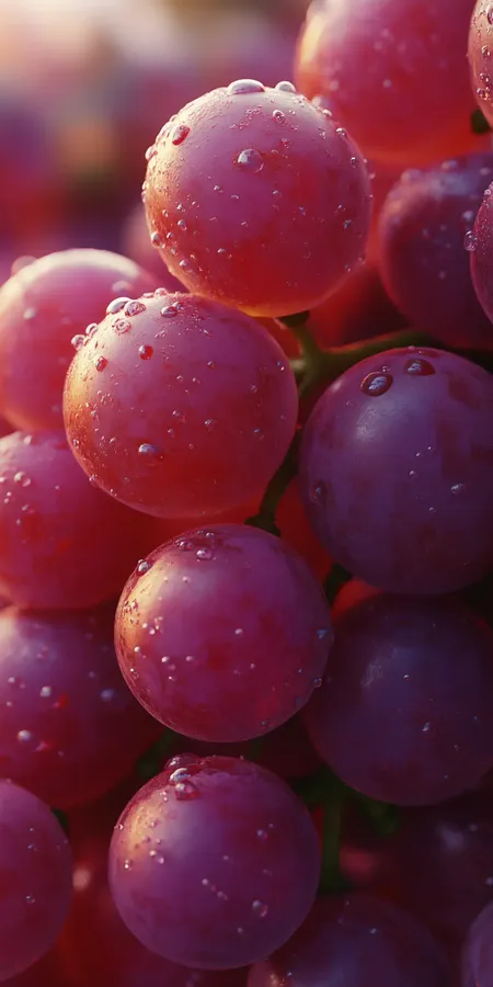 fond d ecran raisin en gros plan 1