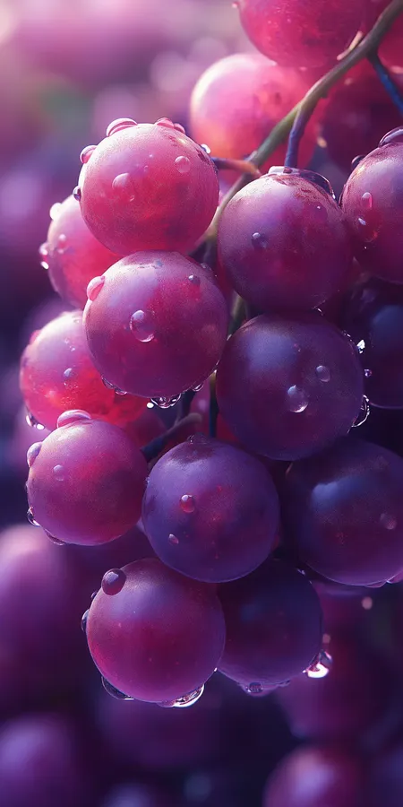 fond d ecran raisin en gros plan 3