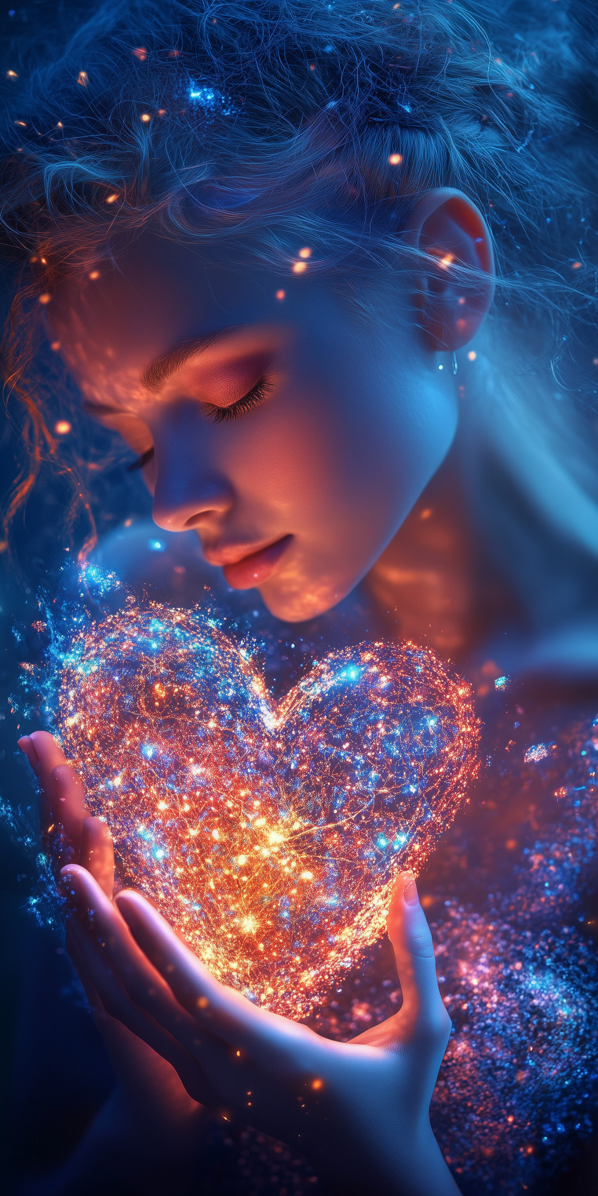 fond d ecran amour coeur romantique romantisme femme 4