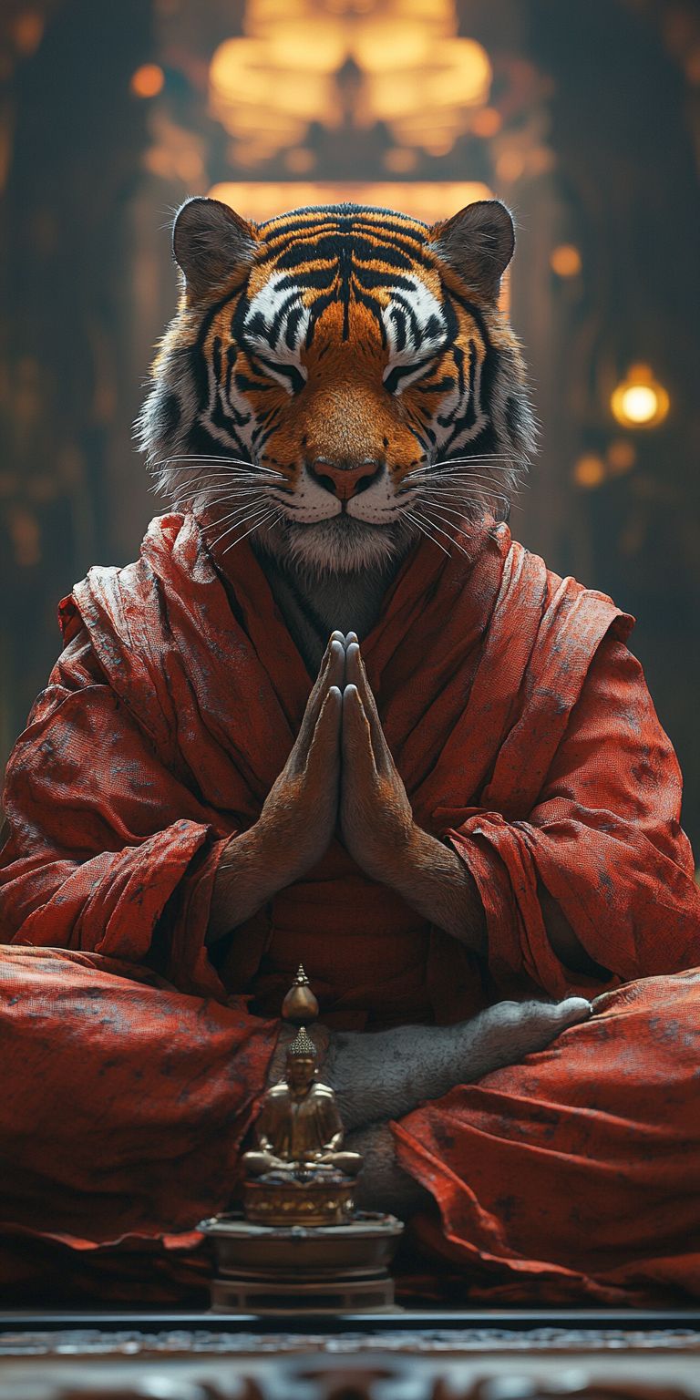 Fond d'écran mobile animal meditation 110