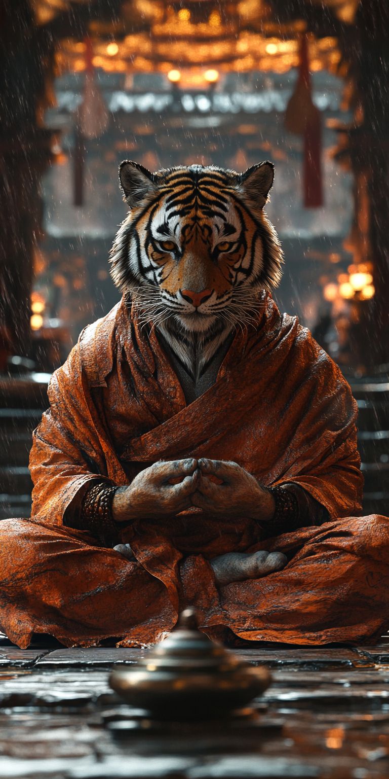 Fond d'écran mobile animal meditation 113