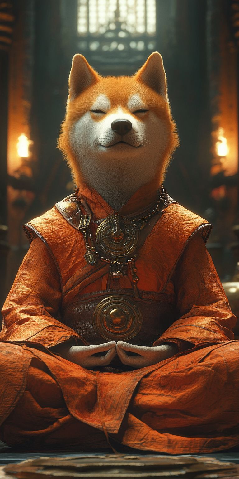 Fond d'écran mobile animal meditation 22