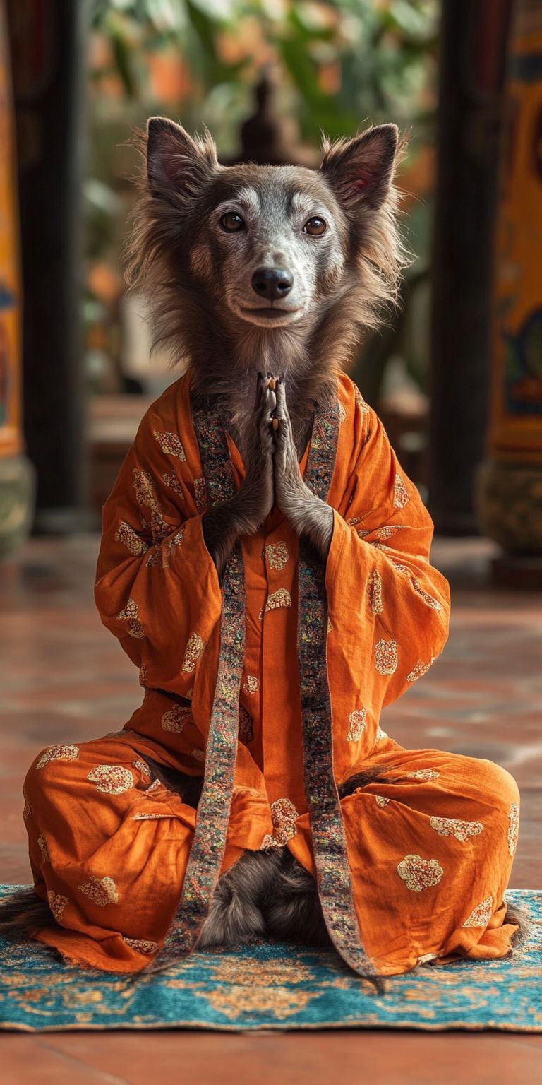 Fond d'écran mobile animal meditation 27