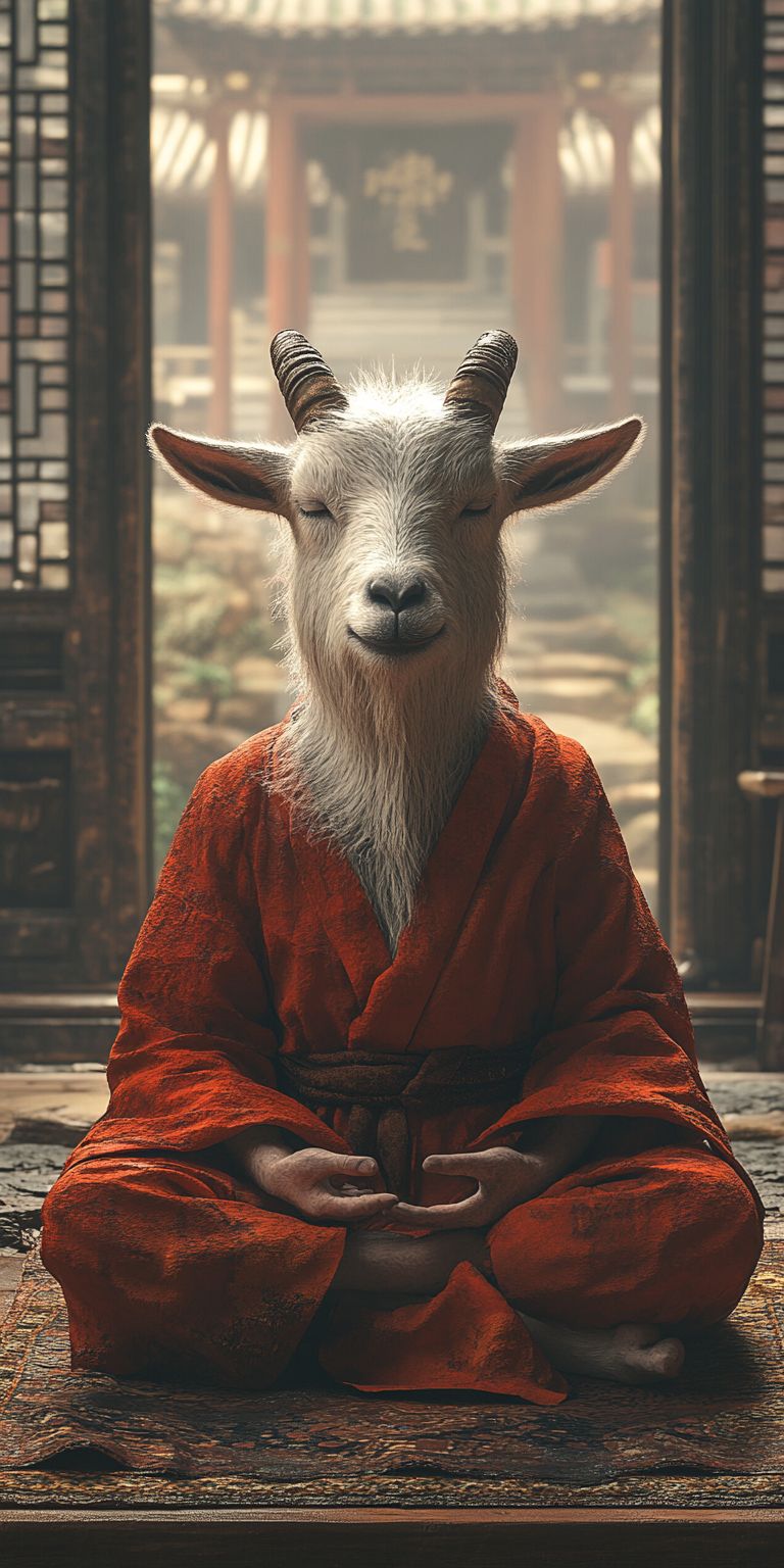 Fond d'écran mobile animal meditation 45