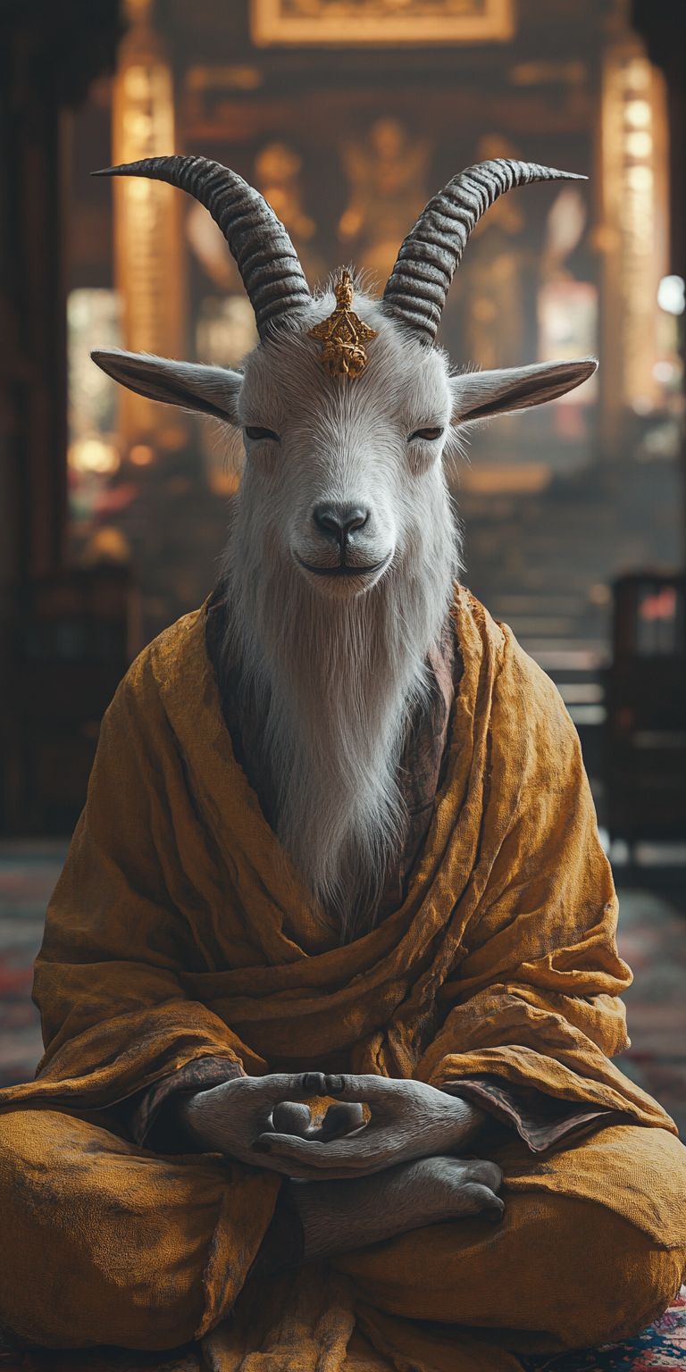 Fond d'écran mobile animal meditation 52