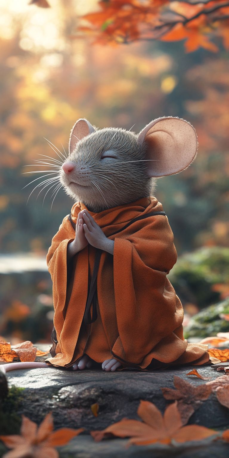 Fond d'écran mobile animal meditation 74