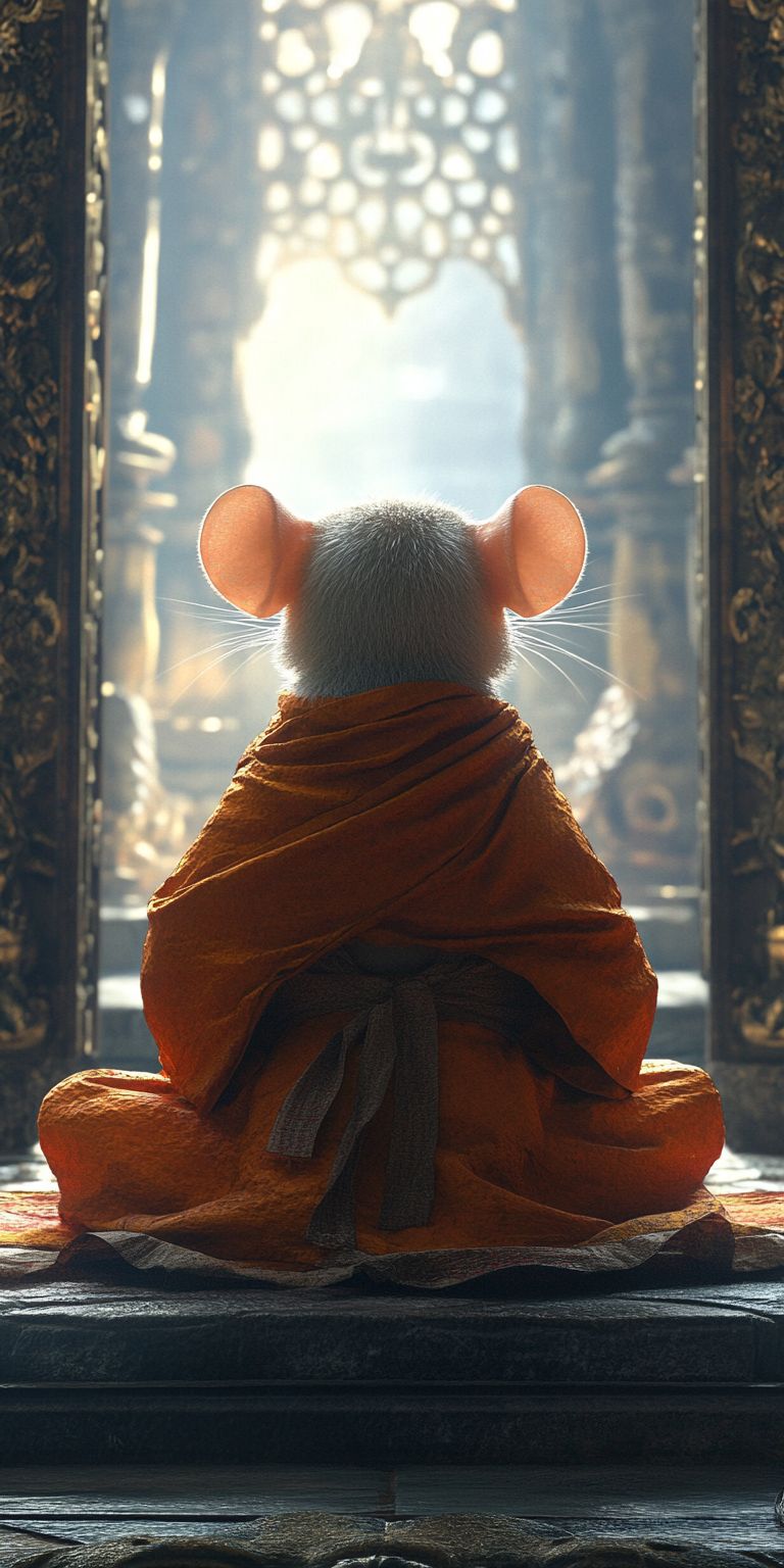 Fond d'écran mobile animal meditation 75