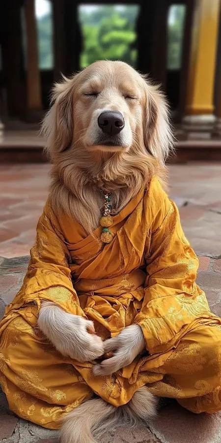 fond d ecran mobile animal meditation 28