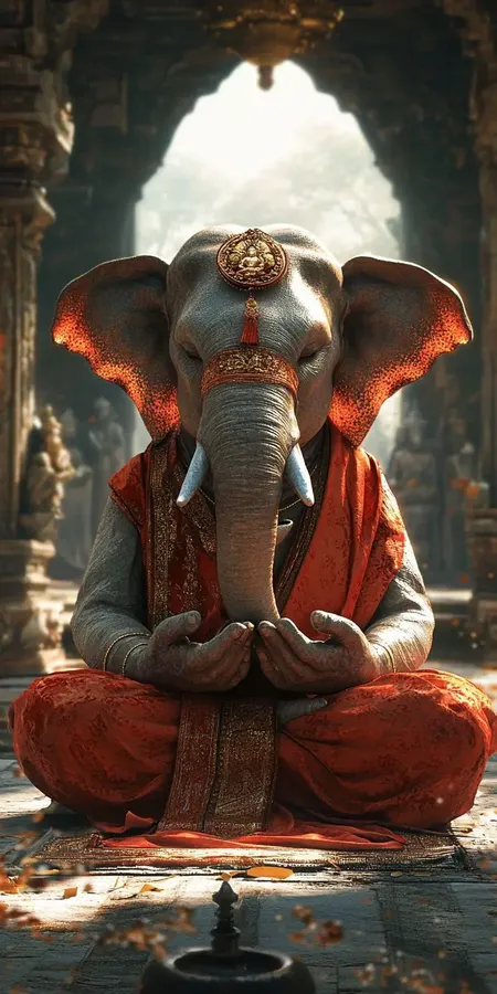 fond d ecran mobile animal meditation 29