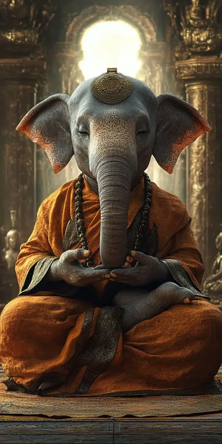 fond d ecran mobile animal meditation 32