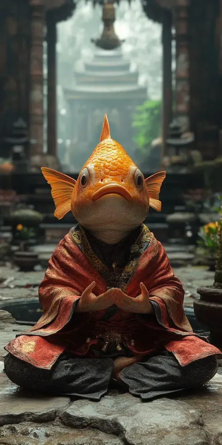 fond d ecran mobile animal meditation 39