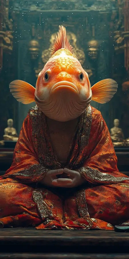 fond d ecran mobile animal meditation 42